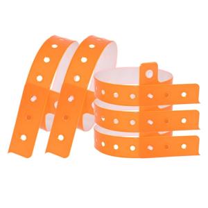 Wholesale Factory Disposable Customizable Wristband Neon Multi Color Plastic Vinyl PVC Waterproof Event Gift Wristband from china suppliers
