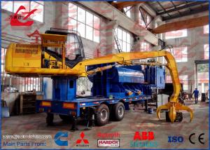 Wholesale Mobile Baler Logger Portable Scrap Metal Baler Trailer Mounted And Grab Full Automatic Control from china suppliers