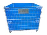 Customized Qualified Collapsible Rolling Metal Wire Mesh Storage Cage