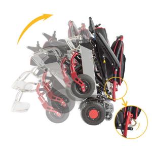 Wholesale Portable Folding Electric Power Wheelchair 6km/H For Handicapped from china suppliers