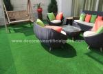 SBR Latex Green Fake Grass Carpet / Decorative Artificial Grass Lawn For Indoor