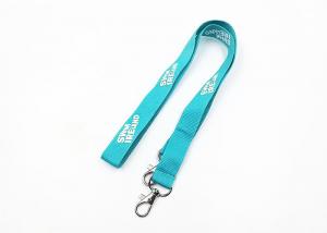Wholesale Red Silkscreen Printing Single Custom Lanyards , Unlimited Print Id Neck Lanyard from china suppliers