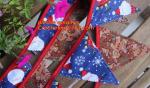 triangle decorative hanging banner, DIY home decoration banner /event party