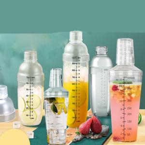 Wholesale Clear Square Customizable Milk Tea Bottles For Tea Business Expansion from china suppliers