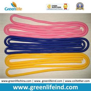 Wholesale Stretchable Long Expanding Coil Spiral Cords Pink/Blue/Yellow Colors from china suppliers