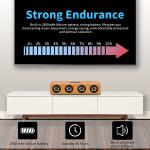 2000MHA Stereo Wireless Portable Bluetooth Speakers For Outdoor Indoor