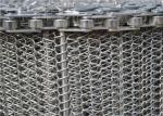 High Strength Wire Mesh Flat Flex Spiral Conveyor Belt Heat Resistant