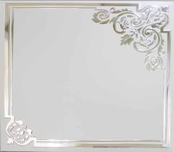 Mirror Aluminum with Printing , Artistic Ceiling Tiles for Living Room