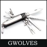 Portable Mini Multifunction Swiss Knife Camping Survival Folding Knife 8.7X2.7cm