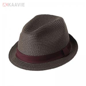 Wholesale Customized 58cm Plain Straw Panama Hat Womens Beach Straw Hats For Sun Protection from china suppliers