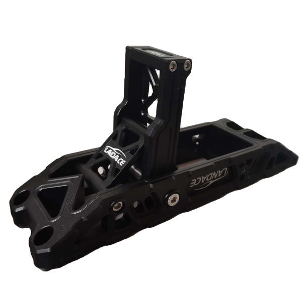 JEEP Compatible Black Anodized Foot Rest Pegs for Easy Installation on Climbing