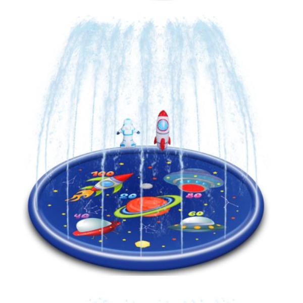 Child Development Water Play Mat Non-Toxic Inflatable Baby Mat Tummy Time Mat