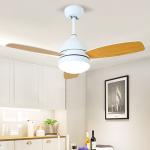 42 inch led Ceiling fan lamp light with Remote Control 18w Kids room cooling