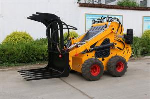 Wholesale WY230 23HP Mini Skid Steer Loader With Log / Grass Grapple CE Approved from china suppliers