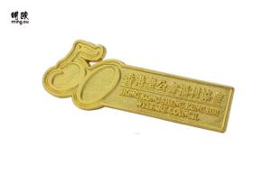 Wholesale Identity Function Academic Lapel Pin Badges 2D Embossed Fake Gold Color from china suppliers