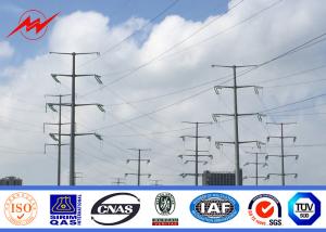 Wholesale 11.88m - 462dan Galvanized Steel Utility Power Poles Outdoor Electrical Utility Poles from china suppliers