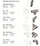Stainless steel elbow/stainless steel elbow that used for building hardware