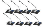 8 Channels Multi-Person Wireless Handheld Microphone System For Church ROHS
