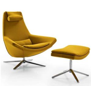 Wholesale Injection foam chair lounge egg chair office furniture Aluminum swivel chair from china suppliers