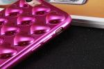 Plating TPU 3D Love Heart Cell Phone Case Back Cover for iPhone 7 7 plus 6 6s 6