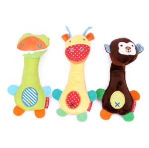 Wholesale Newborn Soft Toys Hand Ring Lovely Zoo Series Baby Plush Hand Ring from china suppliers