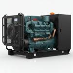 Electric Starting System CUMMINS Diesel Generator Set - 3/4 Phase