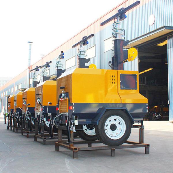 Portable LED Light Towers Outdoor Light Tower Frequency 50/60 Hz Diesel Light Tower for Events