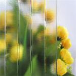 1830*2440/1830*3660 Ribbed Pattern Glass for Apartment Building Construction