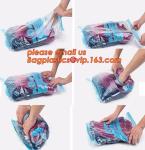 garment canvas tote with vacuum bag, Vacuum hang compressed bags for Down jacket