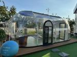 Modern Panoramic PC Dome House Long-Extended Bubble Greenhouse for Outdoor Party