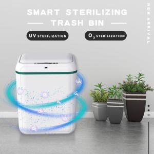 Wholesale Gesture Control Smart Home Products UV Sterilization 10L Kitchen Garbage Can from china suppliers