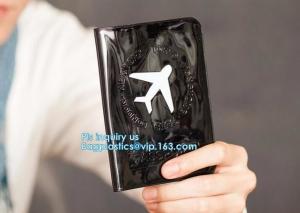 Wholesale Custom Passport Holder PVC Passport Cover, passport cover PVC leather card holder plastic ticket holder, pack, passport from china suppliers