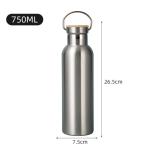 17oz 25oz Handle double insulated stainless steel water bottle Leakproof Lid