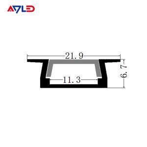 Wholesale 11mm pcs borad 15.8*6.7mm Led Strip Light Aluminum Profile Easy Installation Led Aluminum from china suppliers
