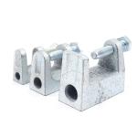 Industrial Cast Iron Tiger Clips C Shaped Clip Smooth Surface