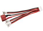 RED Black Battery Wire Connectors JST XH 4P Balance Plug Converter 100 Mm Length
