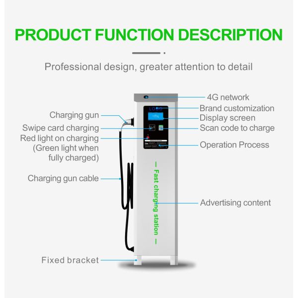 RS485 4G Three Wheeler Quick Charging Stations 380V 11KW 130A