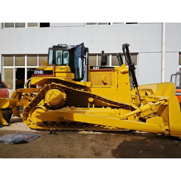 Series Bulldozer CATD9R Soil Plowing Operation Road Construction
