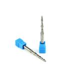 Carbide End Mill With Varying Cutting Edge Geometry And Feed Rate Woodworking