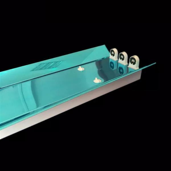 Triple Led Fluorescent Fixture 240V Fast Connection G13 Lamp Holder