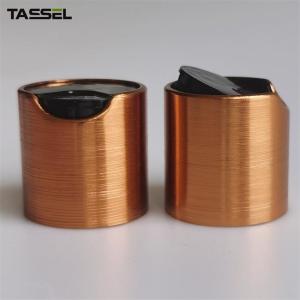 Wholesale Brushed Bronze Aluminium Disc Top Cap 24/410 Bronze Cap For Shampoo from china suppliers