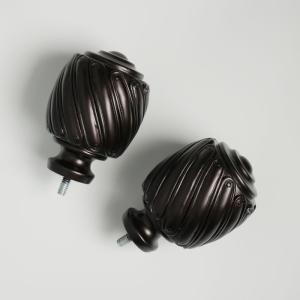 Wholesale KIEI EP1017 Curtain Pole Ends Adjustable Pipe Hardware Precision from china suppliers