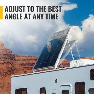 Wholesale 2 Panels Solar Panel Tilt Mount Angle Corrosion Proof 5 Years Warranty from china suppliers