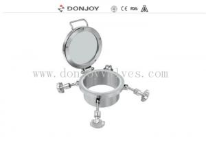 Wholesale SS316L 500*100mm Glass Pressure Manhole Cover For Beverage Tank from china suppliers