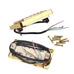 Mini Humbucker Pickup Double Coil Chrome Gold N14k/B15.2k For Lp Electric