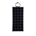 Lightweight And Easy To Install 100w 12v Semi Flexible Solar Panel For Car Boats