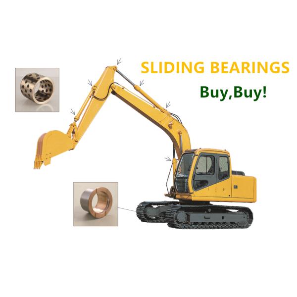 Cast Bronze Sleeve Bushing Replacement Aluminum Bronze Self Lube Bearings