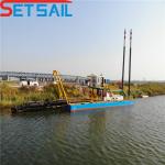 1500m Output Distance Hydraulic Cutter Suction Dredger with 298kw Auxiliary