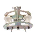 25KN Two Wheel Cable Pulley 180mm Wheel Diameter Cable Rollers