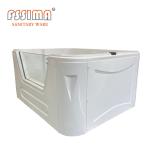 Rectangular Baby Massage Bath Tube Computer Control Freestanding Whirlpool